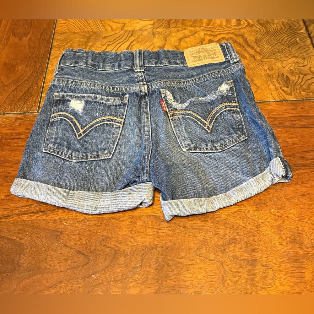 Levi’s Denim Blue Kids Shorts - Picture 2 of 3